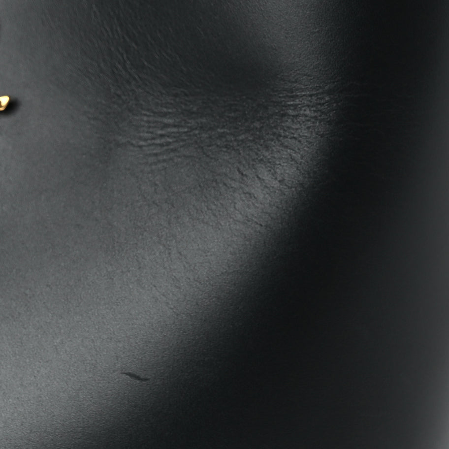 Saint Laurent Shiny Calfskin Le 37 Small Bucket Bag  Black Image 6