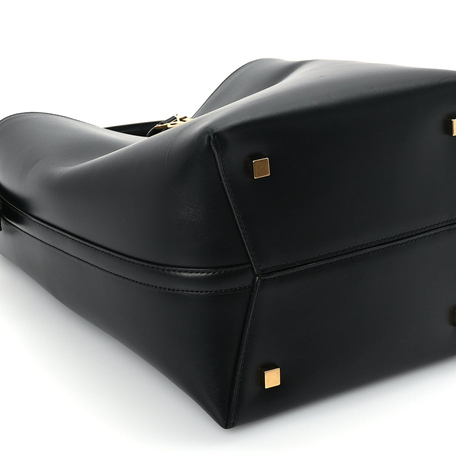 Saint Laurent Shiny Calfskin Le 37 Small Bucket Bag  Black Image 7