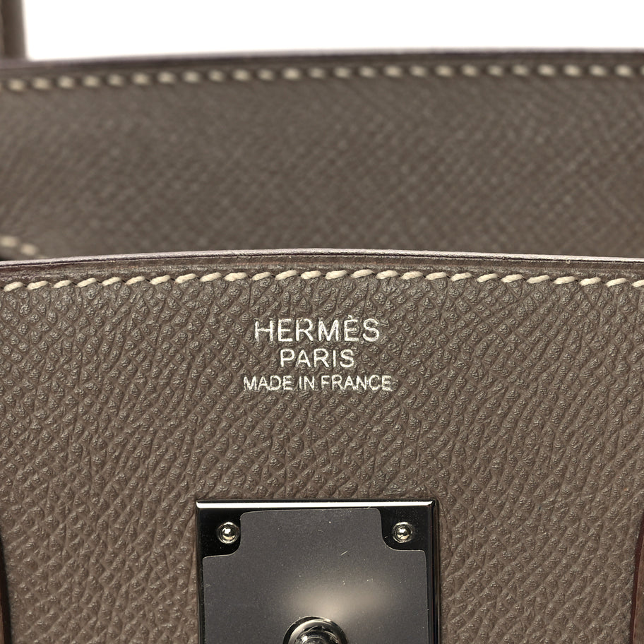 Hermes Epsom Birkin 30 Etoupe Image 5