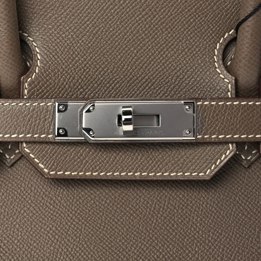 Hermes Epsom Birkin 30 Etoupe Image 7