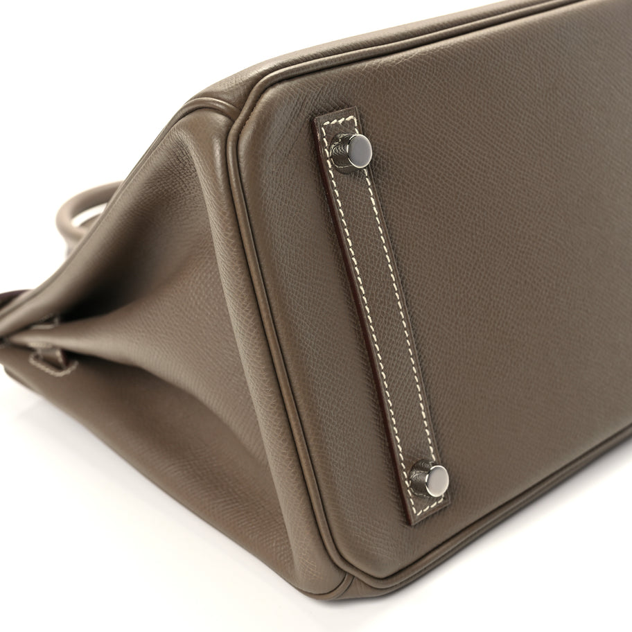 Hermes Epsom Birkin 30 Etoupe Image 8