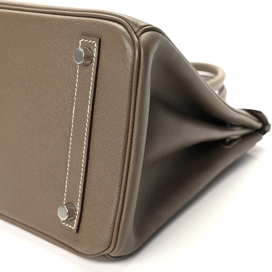 Hermes Epsom Birkin 30 Etoupe Image 9