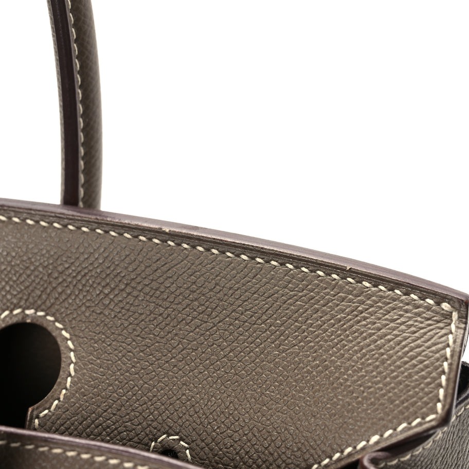 Hermes Epsom Birkin 30 Etoupe Image 10