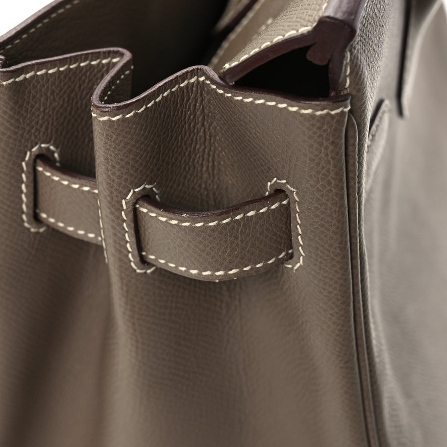 Hermes Epsom Birkin 30 Etoupe Image 11