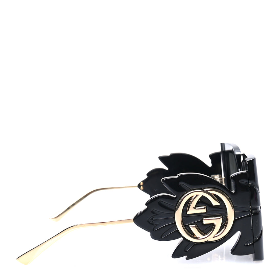 Gucci Acetate Square Frame Wing Sunglasses GG0535S  Black Image 3