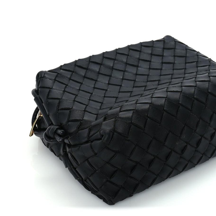 Bottega Veneta Nappa Intrecciato Medium Loop Camera Bag Black Image 7