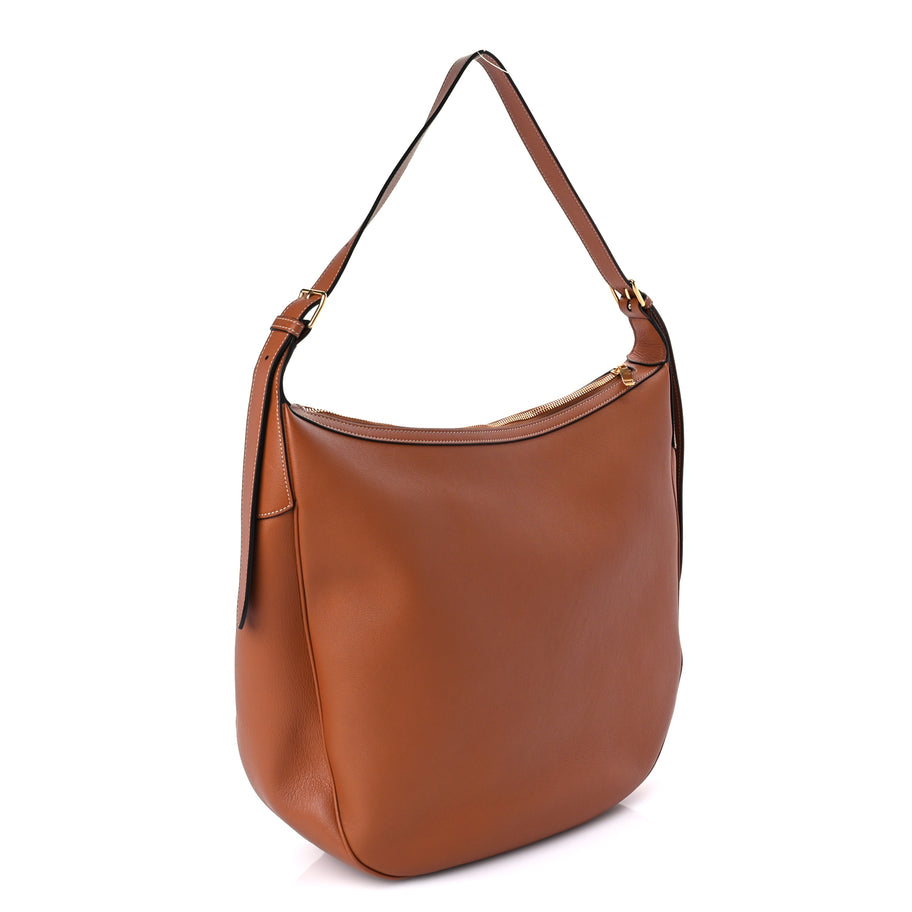Celine Supple Calfskin Large Triomphe Heloise Shoulder Bag  Tan Image 2