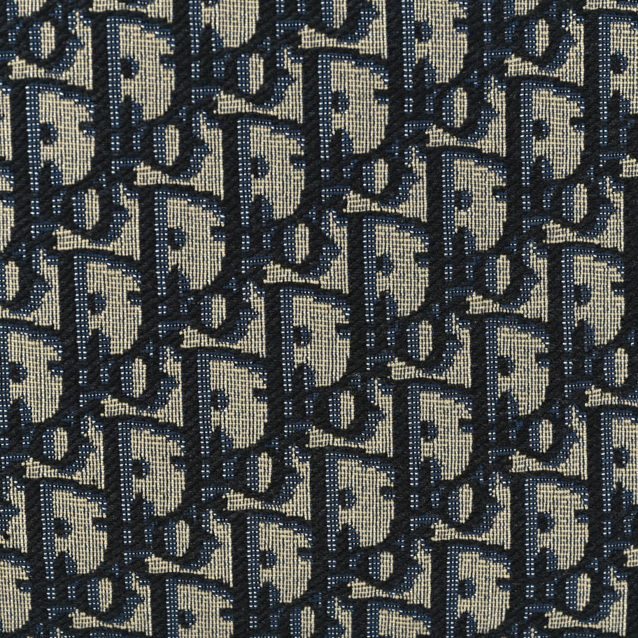 Christian Dior Oblique Pouch Wristlet Blue Blue Image 3