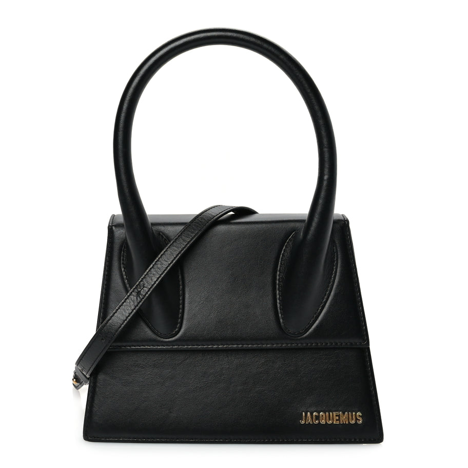 Jacquemus Smooth Calfskin Le Grand Chiquito Black Image 1