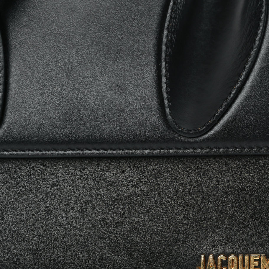 Jacquemus Smooth Calfskin Le Grand Chiquito Black Image 6