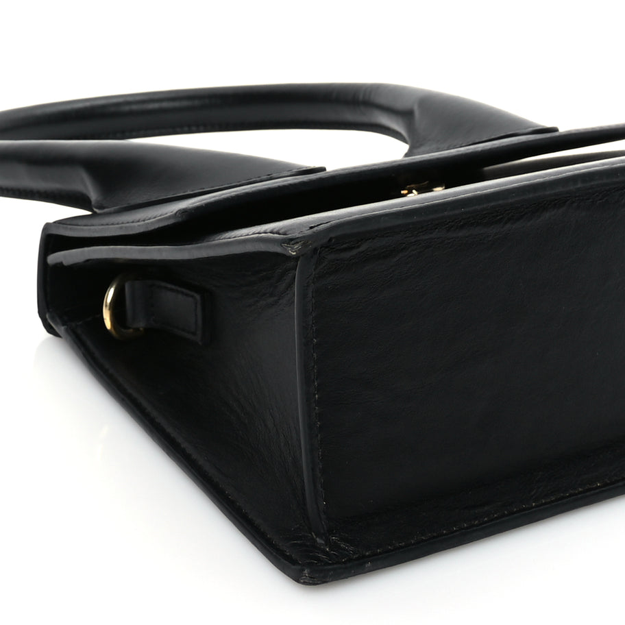 Jacquemus Smooth Calfskin Le Grand Chiquito Black Image 7