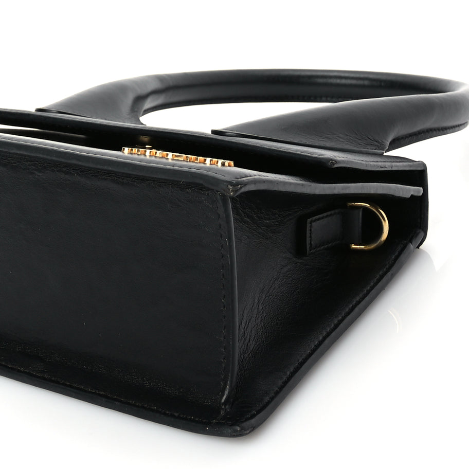 Jacquemus Smooth Calfskin Le Grand Chiquito Black Image 8