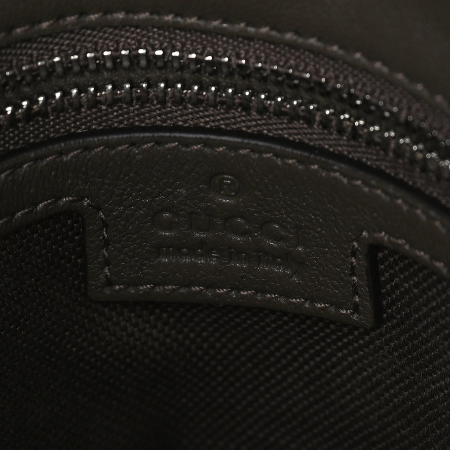 Gucci Sakai Be Green Calfskin Diagonal Stitched Small Blondie Tote Craclet Brown Craclet Brown Image 5