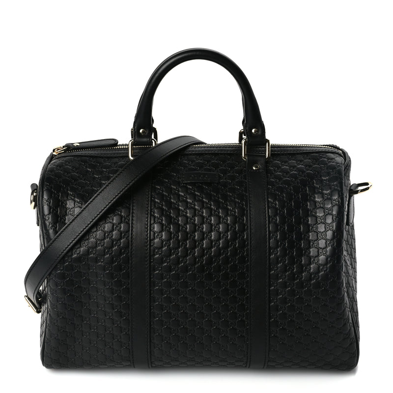  Gucci Microguccissima Medium Joy Boston Black