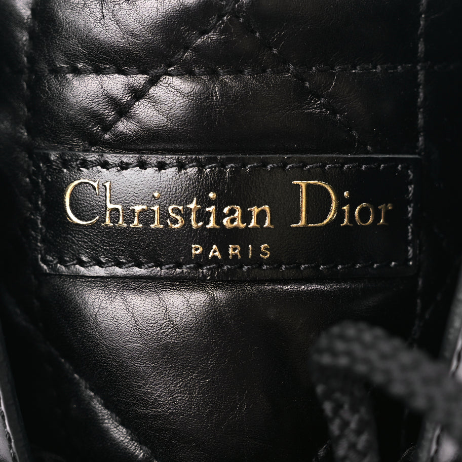 Christian Dior Calfskin Cannage D-Leader Ankle Boot 41 Black Image 6