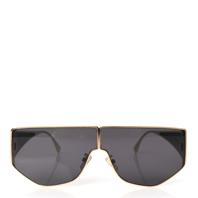  Fendi Metal Disco Geometric Sunglasses FE 40051/U Gold