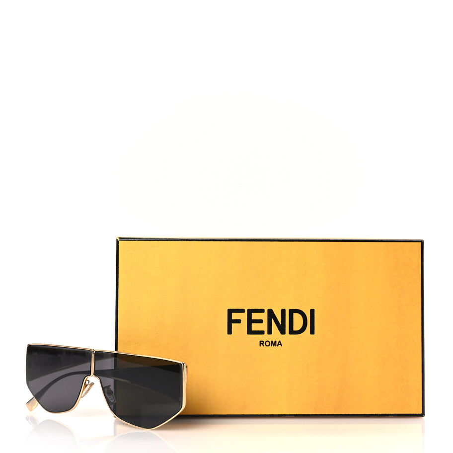 Fendi Metal Disco Geometric Sunglasses FE 40051/U Gold Image 7