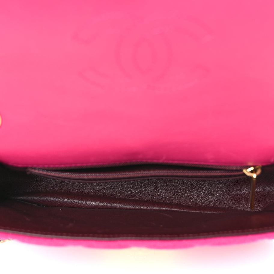 Chanel Jersey Quilted Mini Chic With Me Flap Pink Image 4