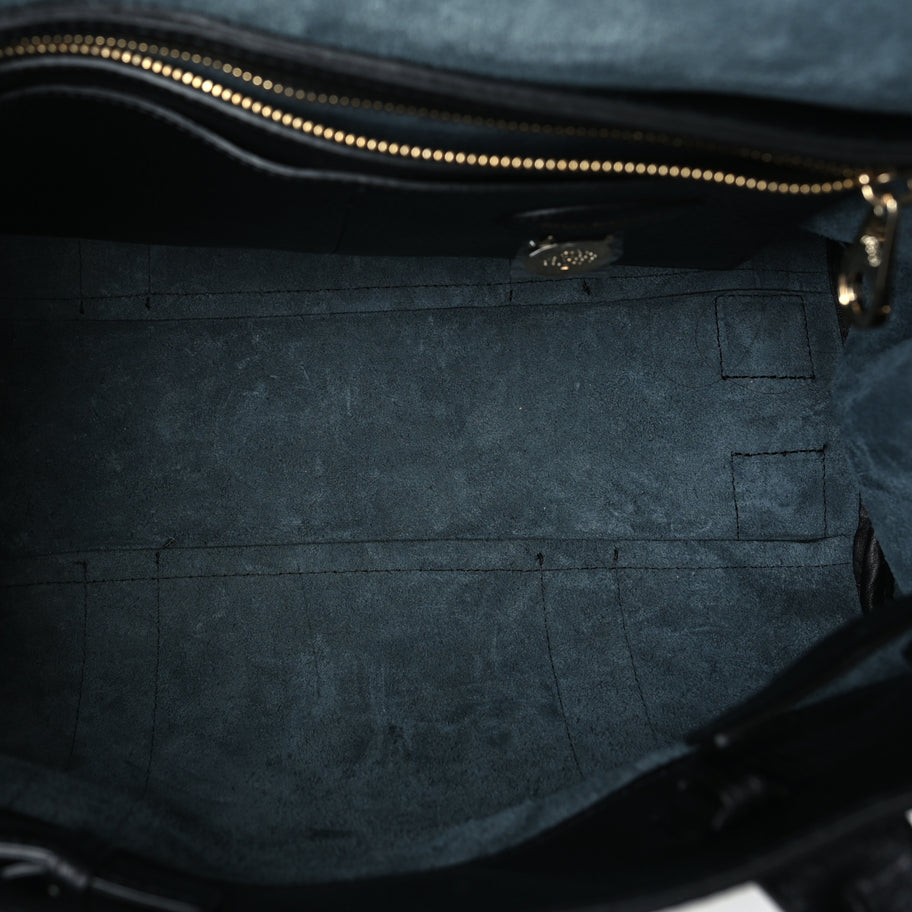 Mulberry Small Classic Grain Bayswater Black Image 4