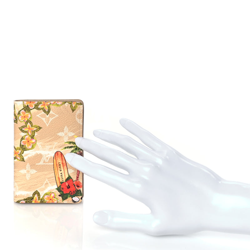  Louis Vuitton Monogram Surfin' Pocket Organizer NM Sand