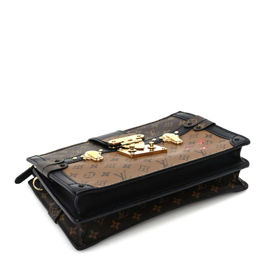 Louis Vuitton Reverse Monogram Trunk Clutch Black Image 3