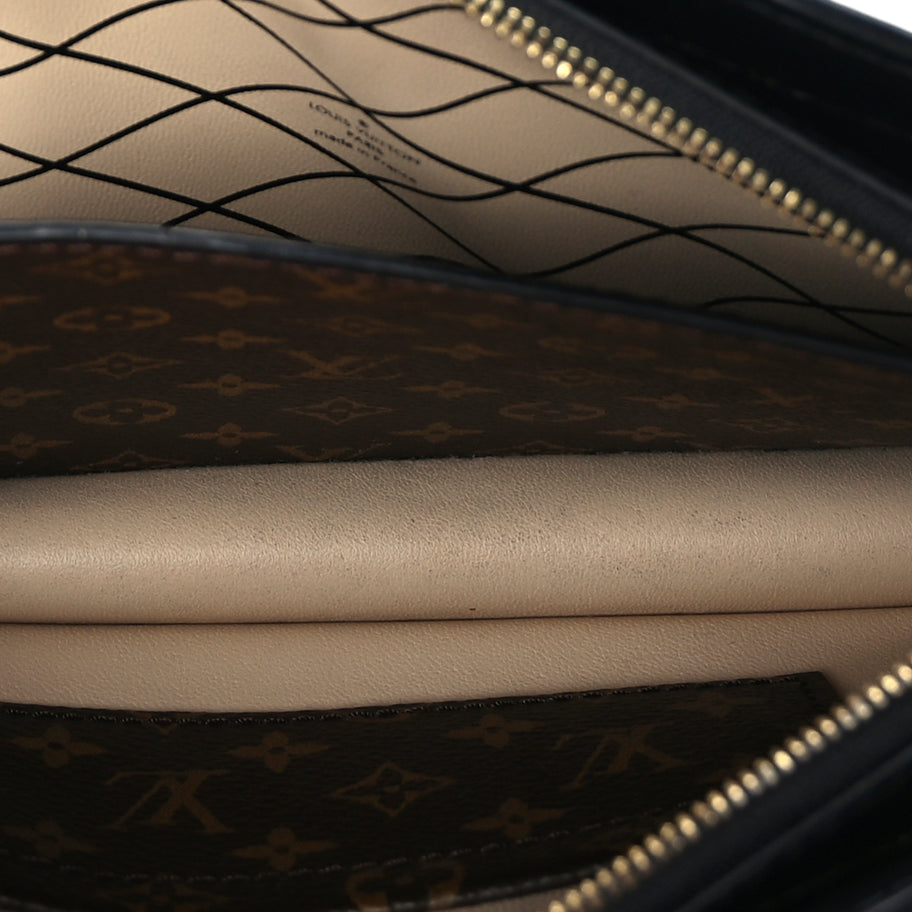 Louis Vuitton Reverse Monogram Trunk Clutch Black Image 4