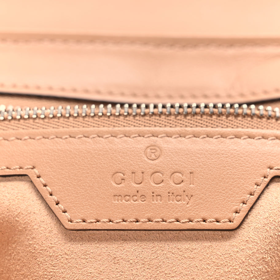 Gucci Calfskin Matelasse Aria Small GG Marmont Shoulder Bag Camelia Image 5