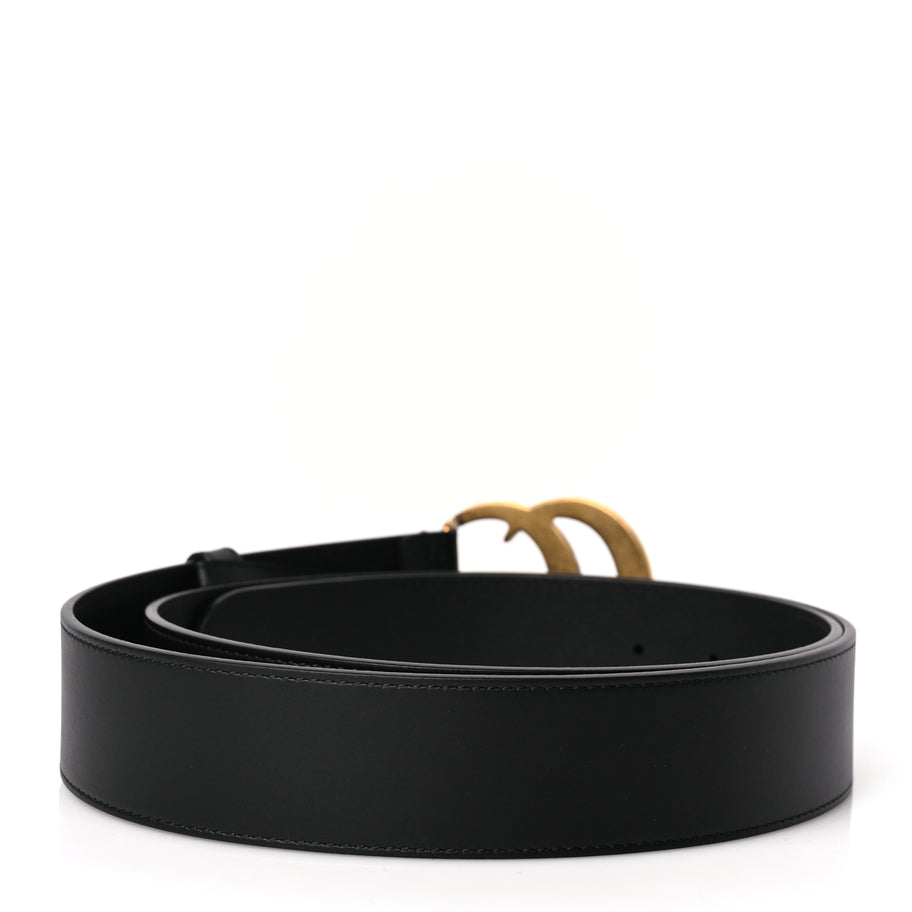 Gucci Calfskin Double G 40mm Belt 110 44 Black Image 2