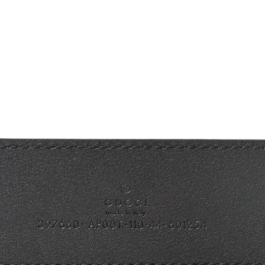 Gucci Calfskin Double G 40mm Belt 110 44 Black Image 3