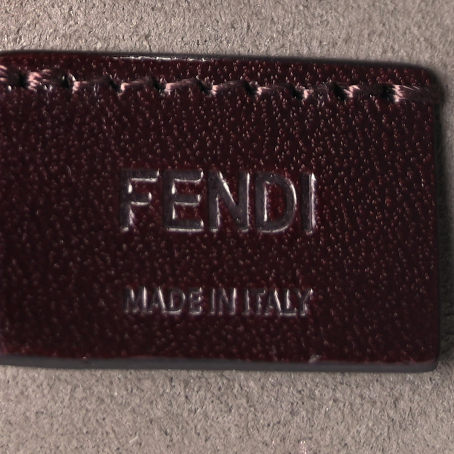 Fendi Cuoio Romano Logo Pouch  Grey Image 6