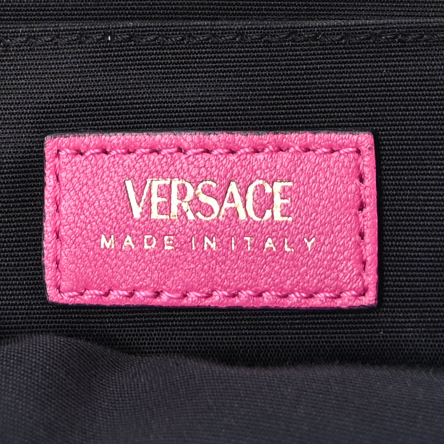 Versace Nappa Quilted Medusa Chain Crossbody  Pink Image 5