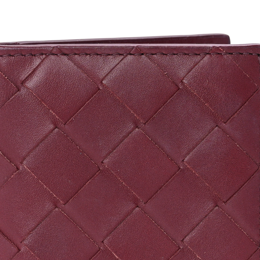 Bottega Veneta Nappa Maxi Intrecciato Bi-Fold Card Holder  Barolo Image 2
