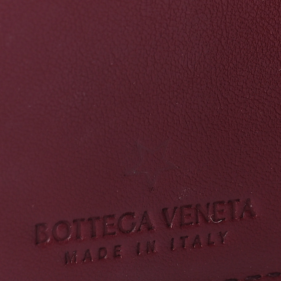 Bottega Veneta Nappa Maxi Intrecciato Bi-Fold Card Holder  Barolo Image 7