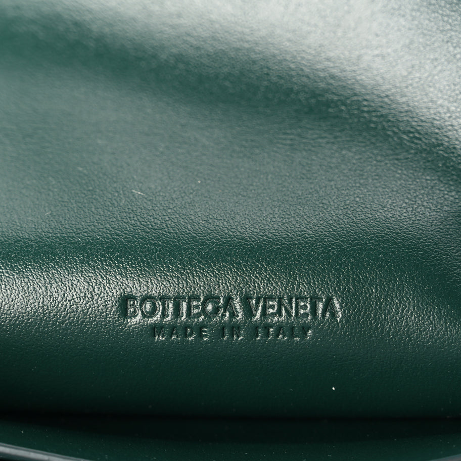 Bottega Veneta  Nappa Intrecciato Long Andiamo Top Handle Clutch Emerald Green Image 6