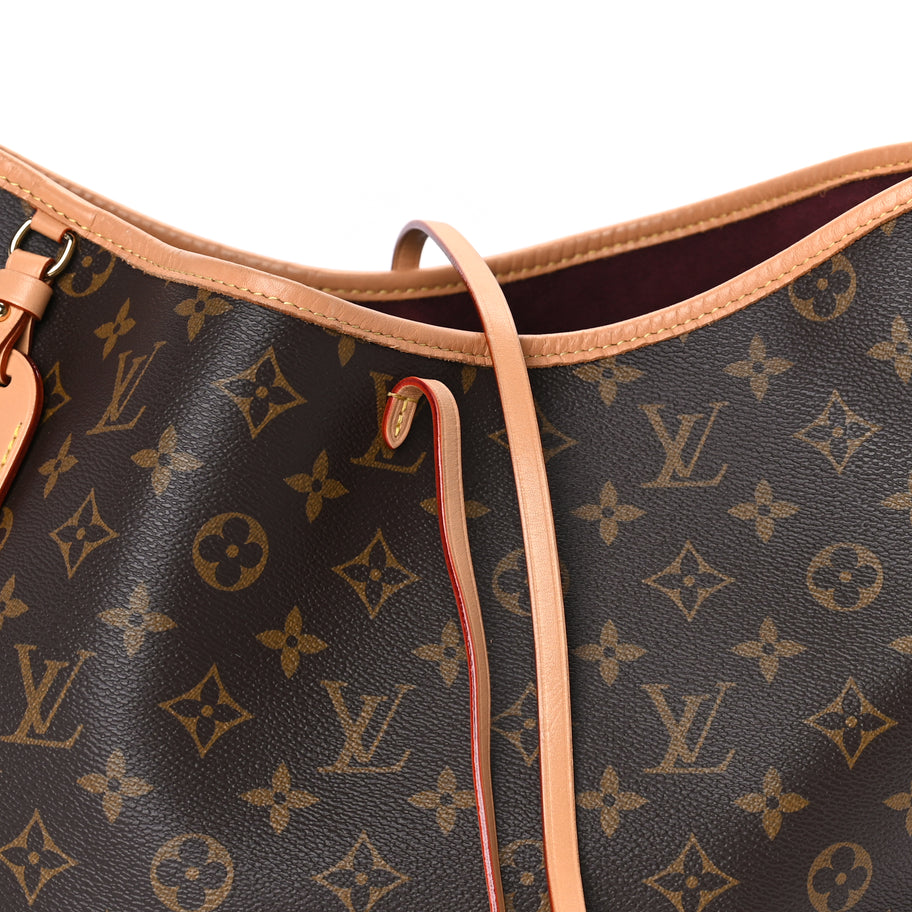 Louis Vuitton Monogram CarryAll MM Brown Image 6