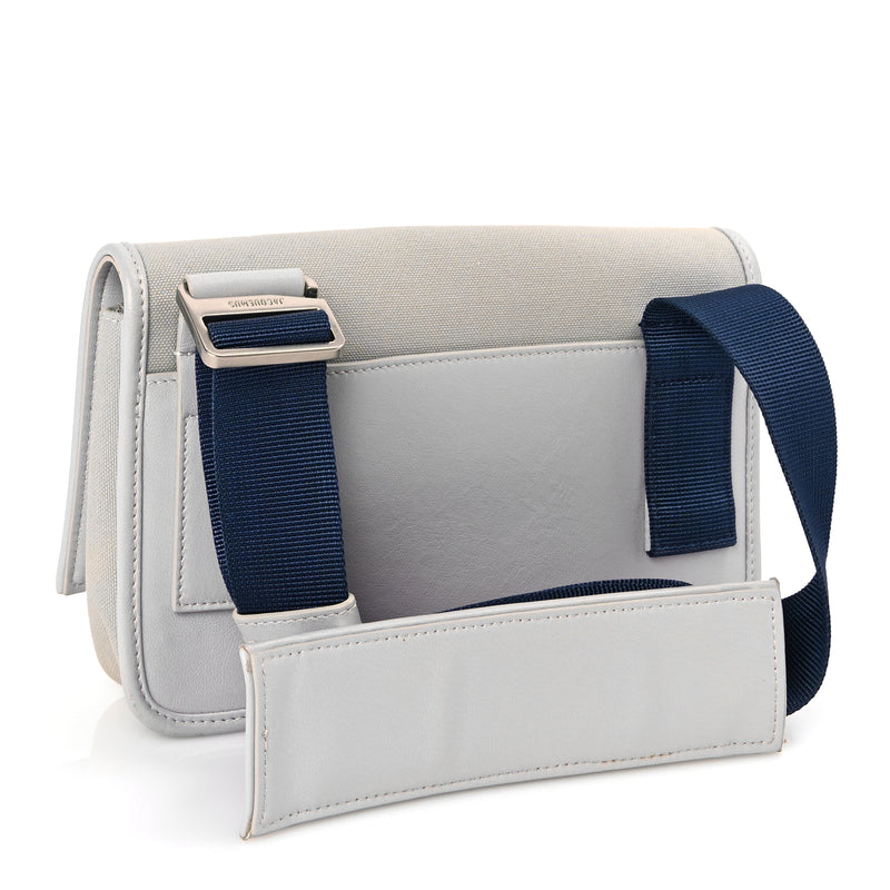  Jacquemus Canvas Le Messageru Bag  Grey