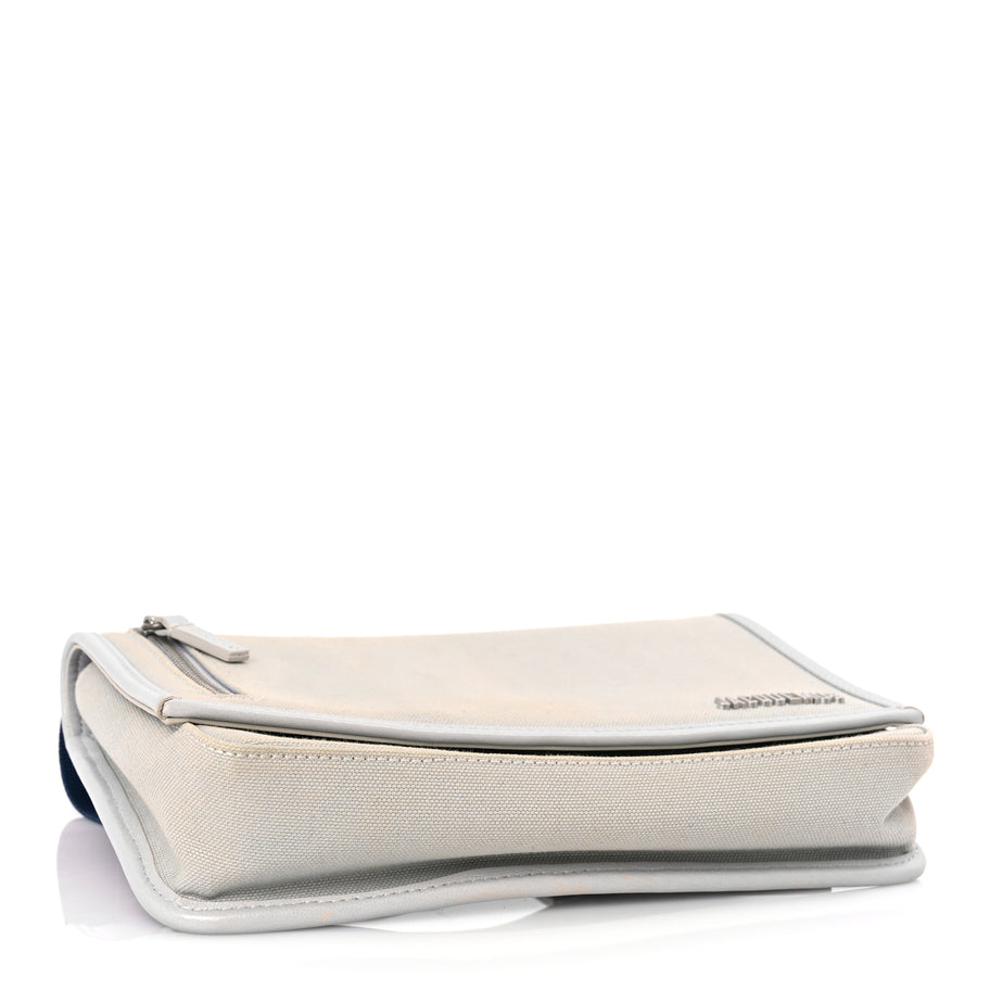 Jacquemus Canvas Le Messageru Bag  Grey Image 3