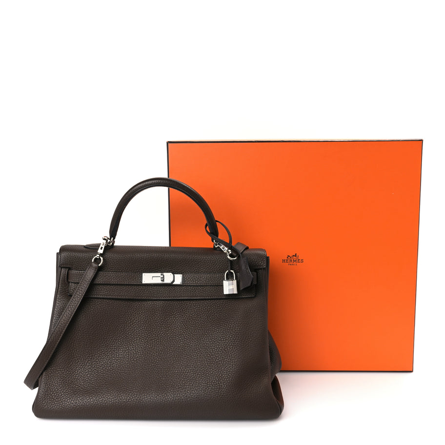 Hermes Togo Kelly Retourne 35 Ecorce Image 10