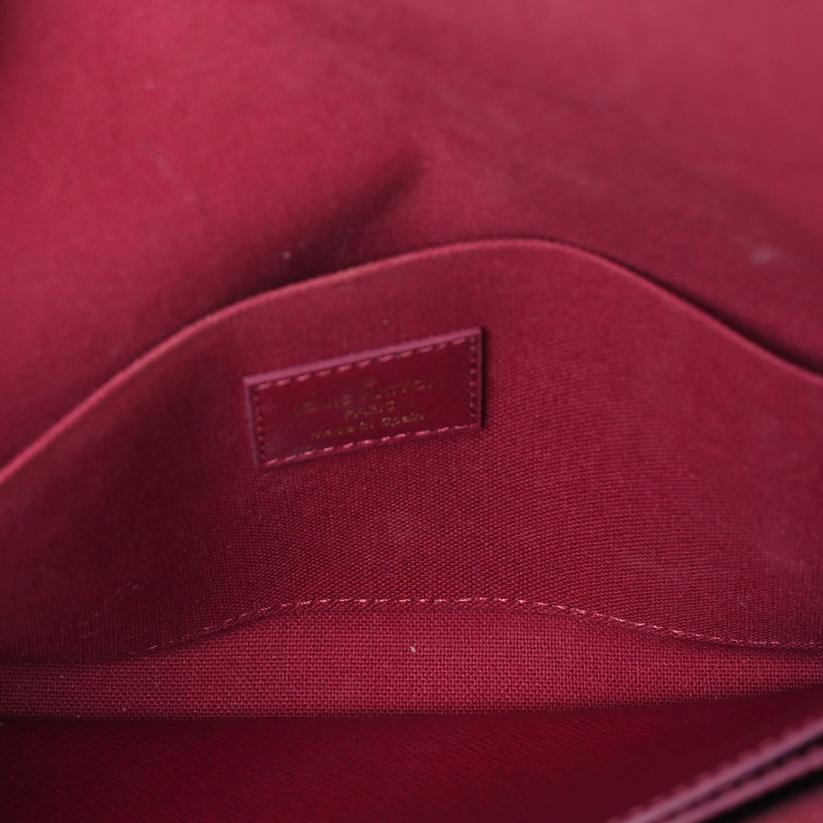 Louis Vuitton Monogram Pochette Felicie Chain Wallet  Fuchsia Image 4