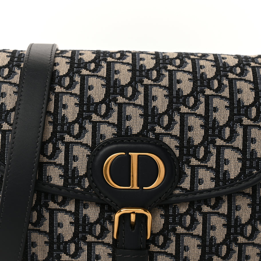 Christian Dior Oblique Medium Bobby Flap Blue Image 6