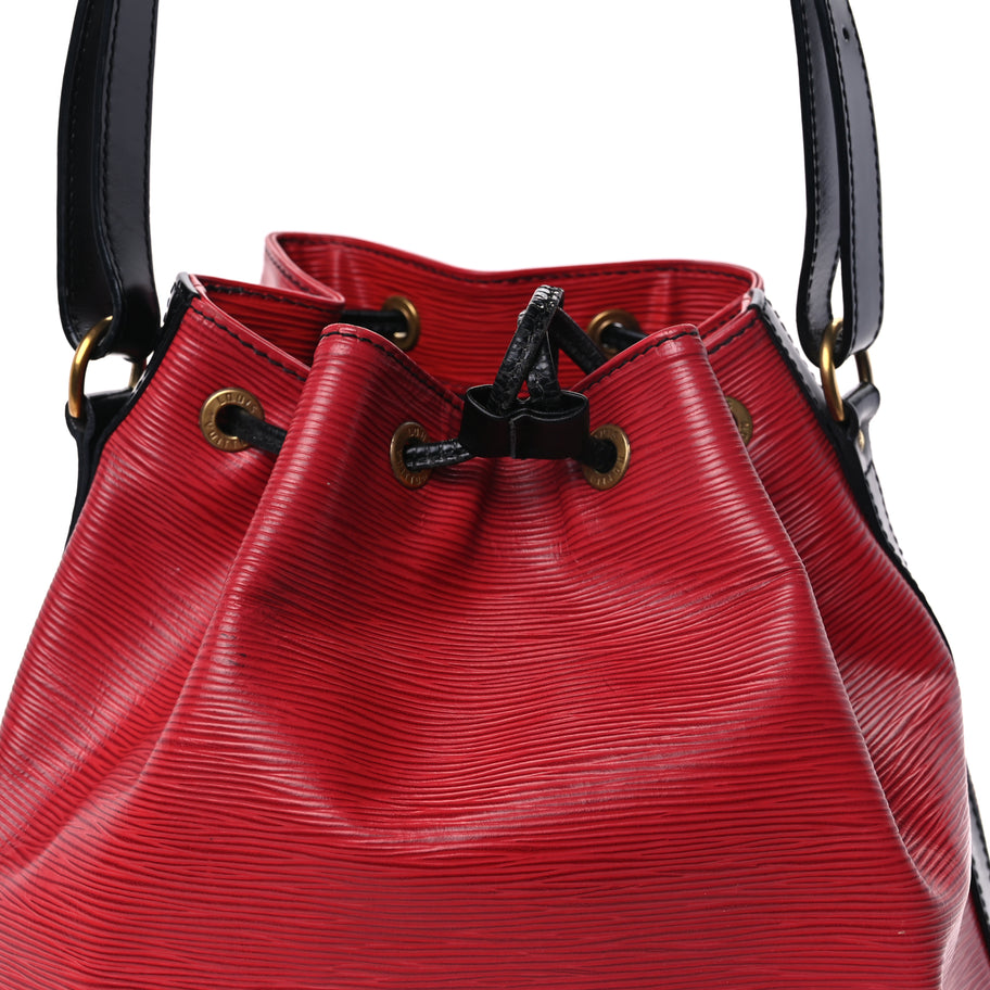Louis Vuitton Epi Petit Noe  Red Black Image 6