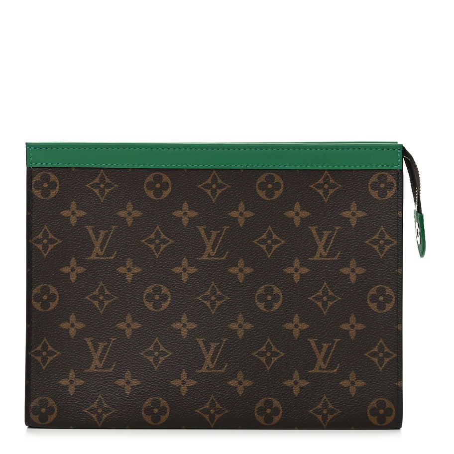Louis Vuitton Monogram Macassar Pochette Voyage MM Borneo Green Image 1