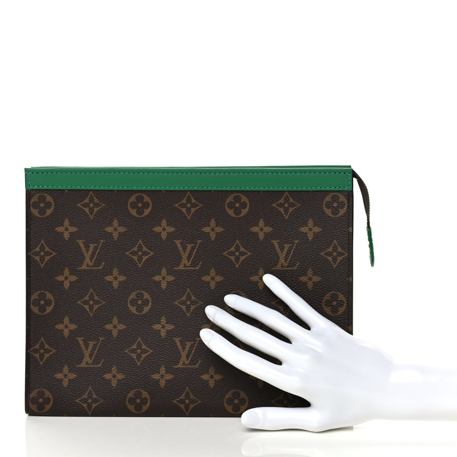 Louis Vuitton Monogram Macassar Pochette Voyage MM Borneo Green Image 2