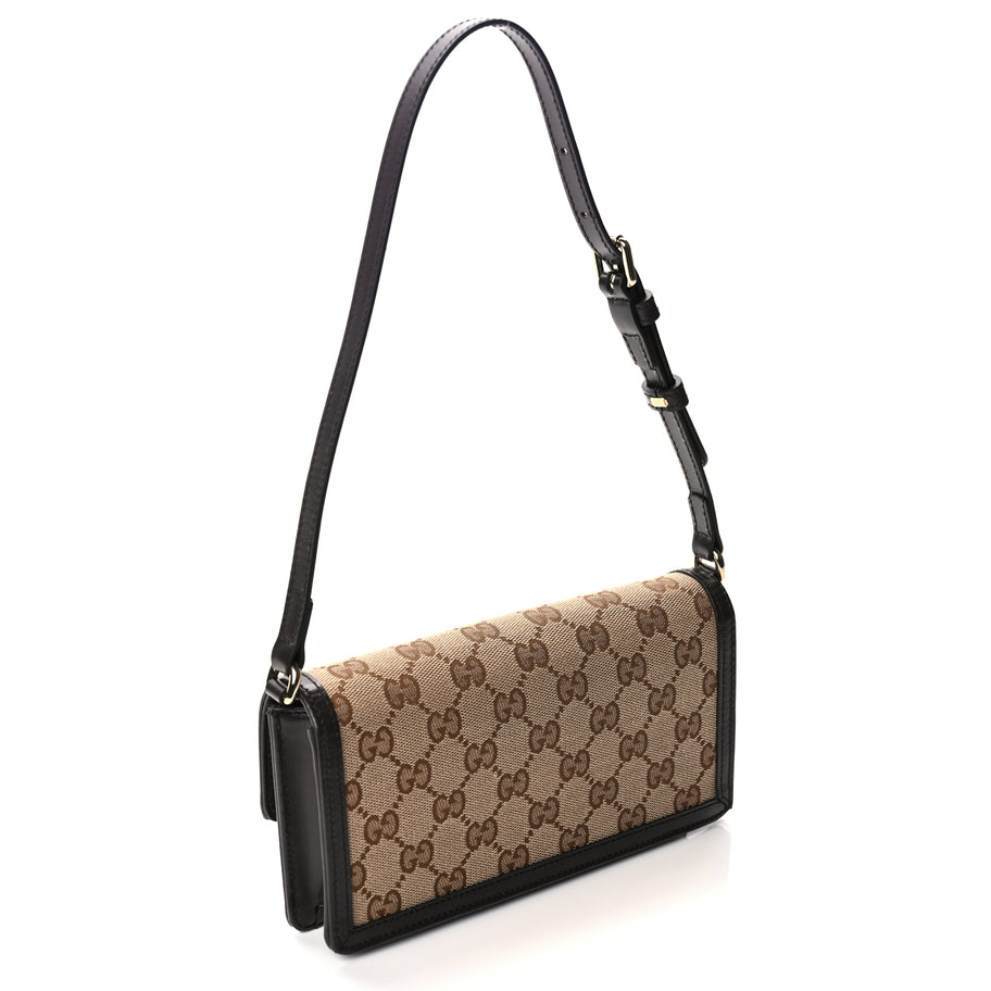 Gucci Monogram Mini Luce Shoulder Bag  Beige Ebony Image 2