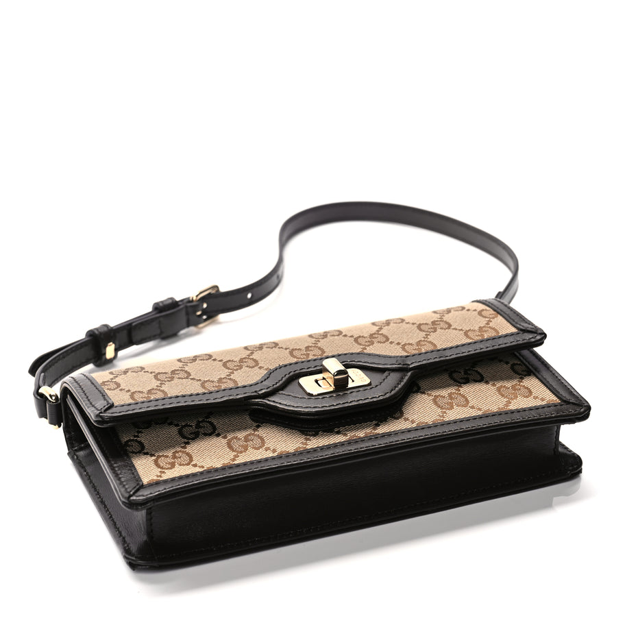 Gucci Monogram Mini Luce Shoulder Bag  Beige Ebony Image 3