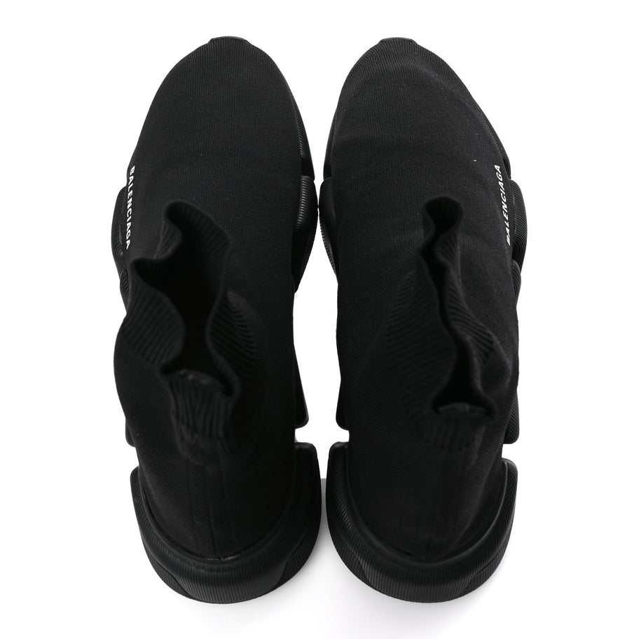 Balenciaga Technical 3D Recycled Knit Mens Speed 2.0 Sneakers Monocolor 43 Black Image 2