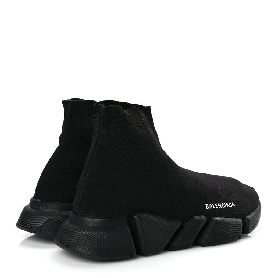 Balenciaga Technical 3D Recycled Knit Mens Speed 2.0 Sneakers Monocolor 43 Black Image 6