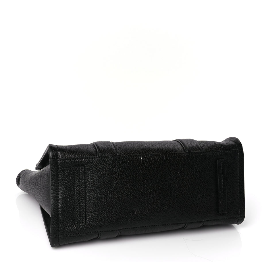 Marc Jacobs Grained Calfskin Medium The Tote Bag Black Image 3