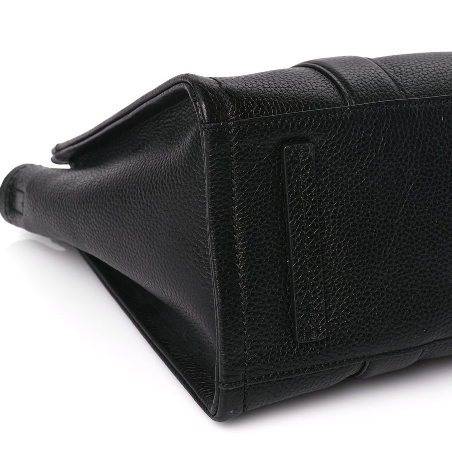 Marc Jacobs Grained Calfskin Medium The Tote Bag Black Image 7