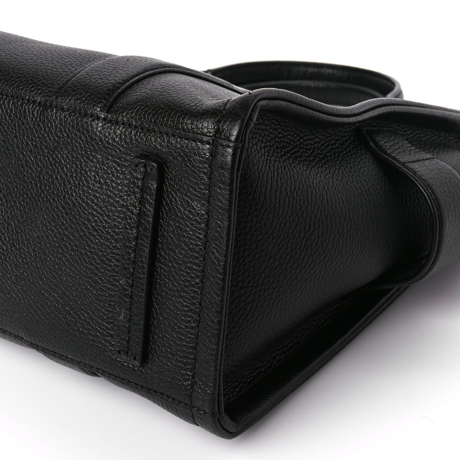 Marc Jacobs Grained Calfskin Medium The Tote Bag Black Image 8